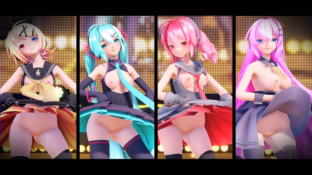 [2026601]ミク(Sour式)　リン　ルカ　テト　Brave Girls - Rollin'【VOCALOID】