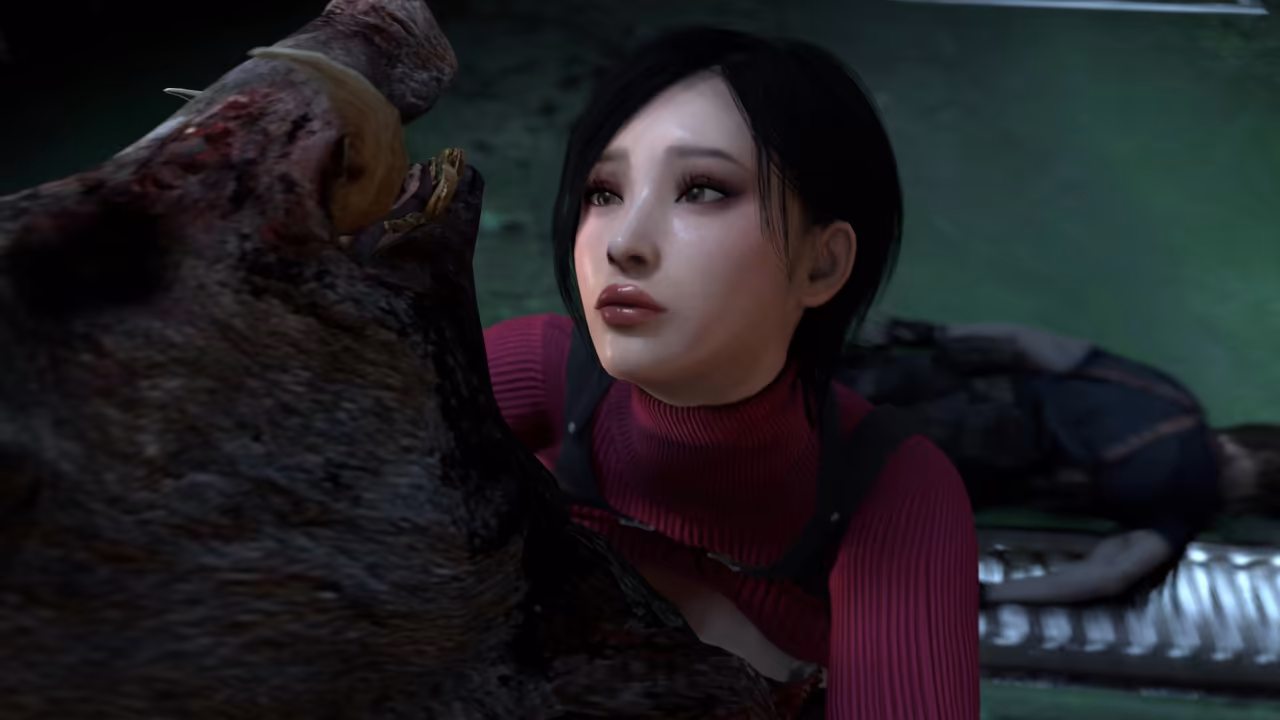 Ada meets the pig man Zman
