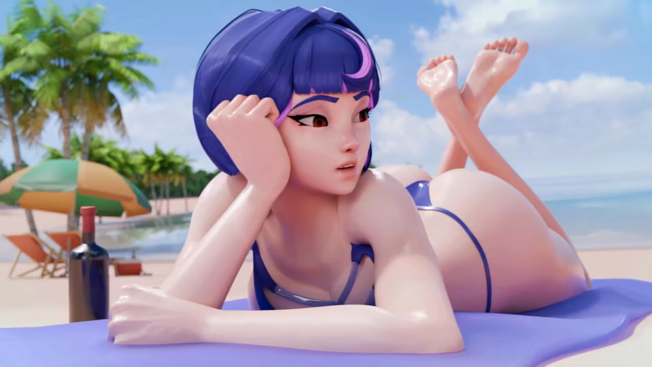 Juno on da free use Beach 4k Liepraag