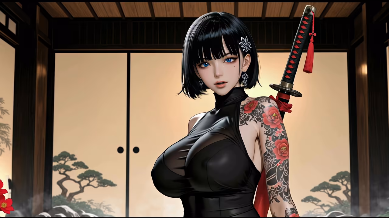 Obsidian Samurai’s Steamy Oath ~ 11 Mins Neural Desires