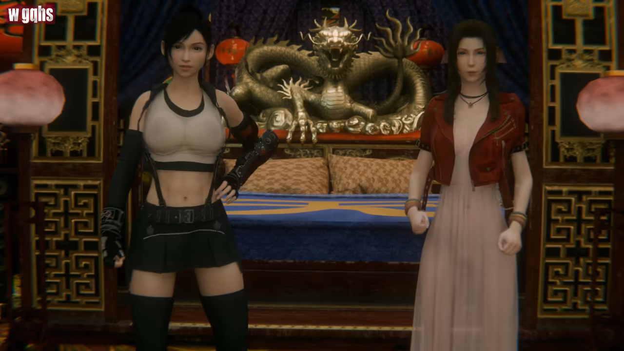 Tifa And Aerith And Mino WGQHS