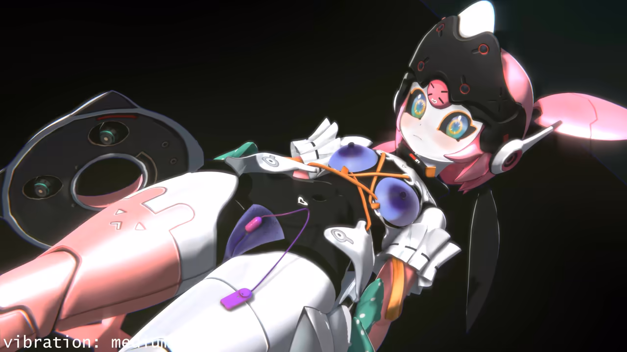 [pubic hair and darker lewd areas] Aria (Robot) – 前後腰振りBass Knight phewz