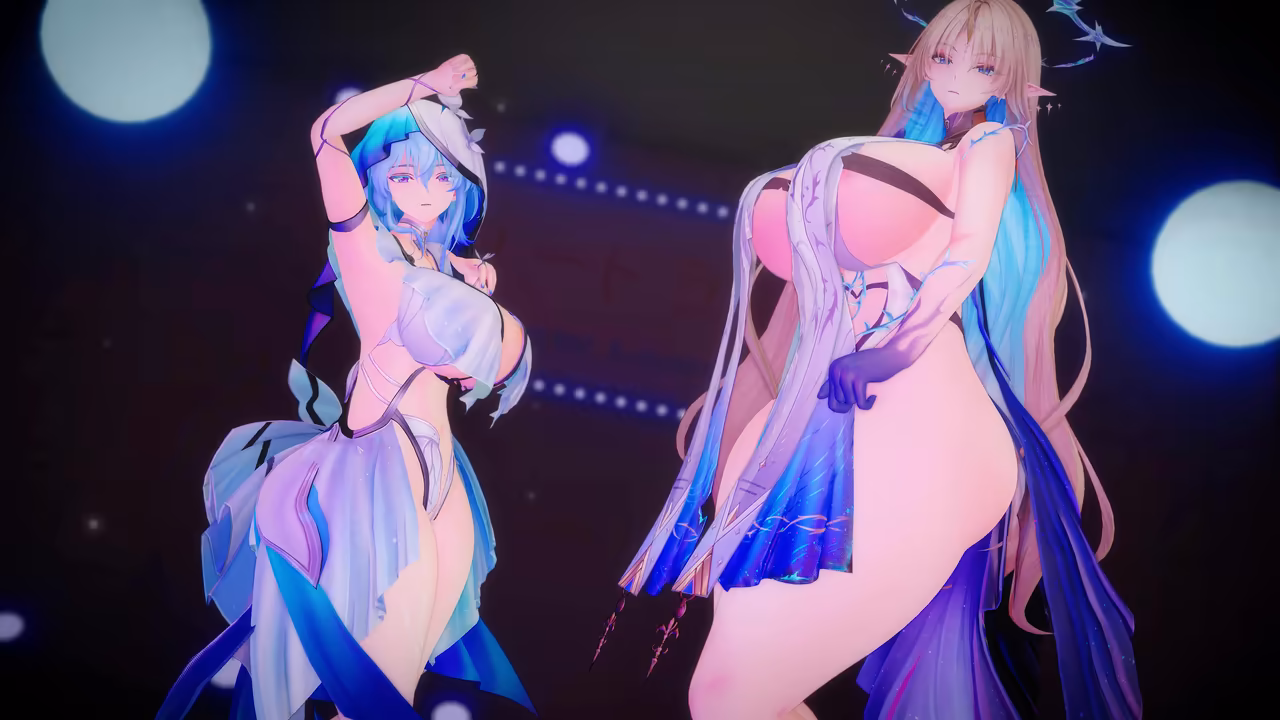 【MMD】ALL MY PEOPLE – Shorekeeper & Cartethyia 【紳士向け】