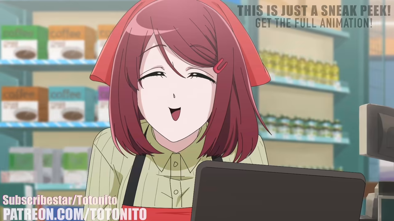 Yamada (Smoking Behind the Supermarket with You) – Animaiton! Totonito_Art
