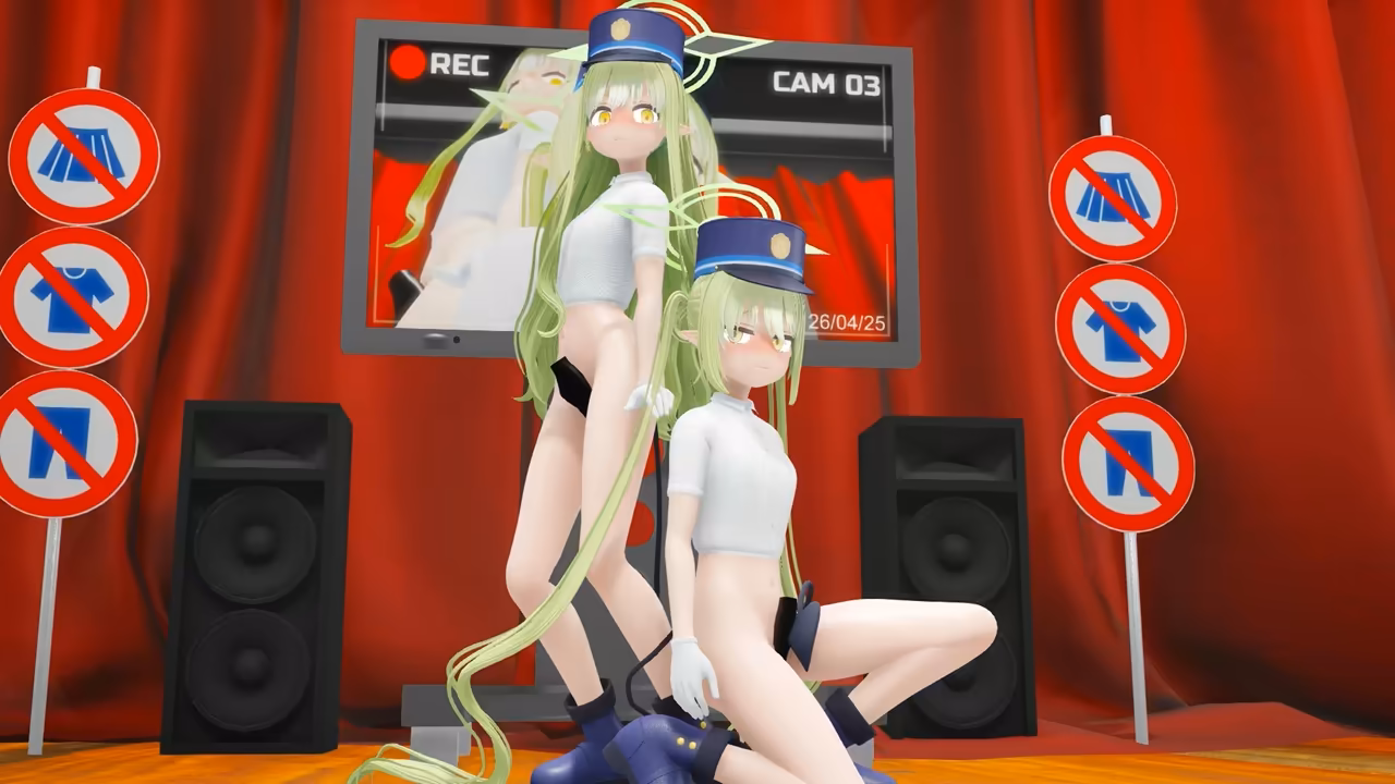 【おまけ】 シュポガキ 標識ダンス Amano