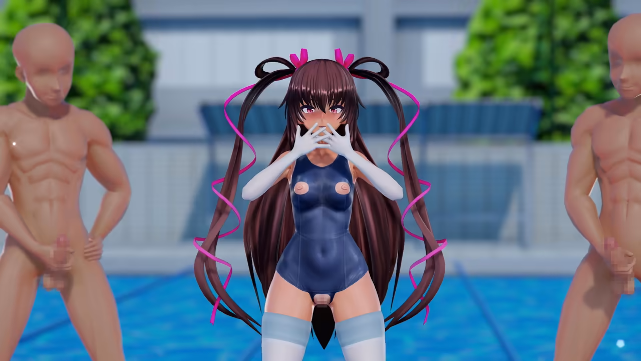 スク水ゆきかぜちゃんでお披露目Dance skbのちから