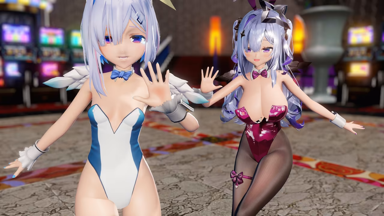 43_かなこながバニー姿で踊ってくれました。 KazuNishi